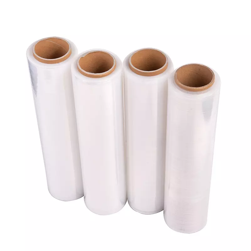 Food wrapping pvc cling shrink wrap jumbo roll stretch film for pallet (5)